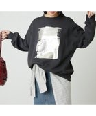 【フリークスストア/FREAK'S STORE】の箔 プリント 裏起毛 スウェット【限定展開】 24AW 人気、トレンドファッション・服の通販 founy(ファニー) ファッション Fashion レディースファッション WOMEN トップス・カットソー Tops/Tshirt パーカ Sweats スウェット Sweat 2024年 2024 2024-2025秋冬・A/W Aw/Autumn/Winter/Fw/Fall/2024-2025 A/W・秋冬 Aw・Autumn/Winter・Fw・Fall-Winter 冬 Winter ショルダー Shoulder スウェット Sweat ドロップ Drop ビッグ Big フロント Front プリント Print thumbnail ブラック|ID: prp329100004160861 ipo3291000000028721541