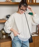 【フリークスストア/FREAK'S STORE】のオーガンジー 重ね ラグラン スウェット【限定展開】 24AW オフホワイト|ID: prp329100004160863 ipo3291000000030157079