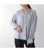 【グローバルワーク/GLOBAL WORK】の365日スタンドフリルブラウス/132481 人気、トレンドファッション・服の通販 founy(ファニー) ファッション Fashion レディースファッション WOMEN トップス・カットソー Tops/Tshirt シャツ/ブラウス Shirts/Blouses インナー Inner ギャザー Gather サロペット Overalls デニム Denim ロング Long 人気 Popularity 冬 Winter 夏 Summer 春 Spring thumbnail ネイビーストライプ86|ID: prp329100004160868 ipo3291000000028721603