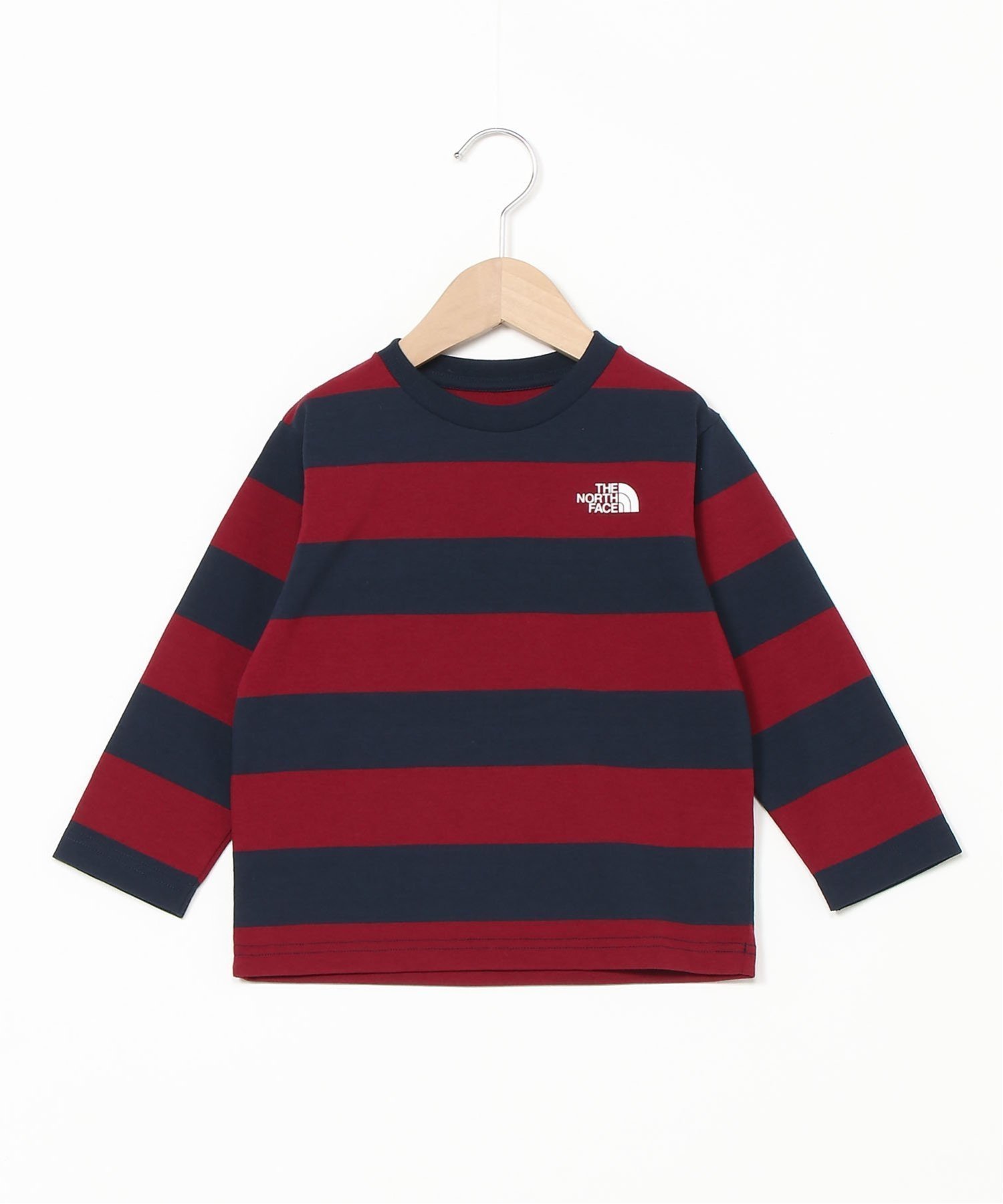 【その他のブランド/Other】のTHE NORTH FACE/NTJ32320 L/S F-BORDER TEE 人気、トレンドファッション・服の通販 founy(ファニー) 　ファッション　Fashion　キッズファッション　KIDS　なめらか　Smooth　ボーダー　Border　長袖　Long Sleeve　 other-1|ID: prp329100004161613 ipo3291000000028790963