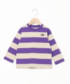 【その他のブランド/Other】のTHE NORTH FACE/NTJ32320 L/S F-BORDER TEE 人気、トレンドファッション・服の通販 founy(ファニー) ファッション Fashion キッズファッション KIDS なめらか Smooth ボーダー Border 長袖 Long Sleeve thumbnail バイオレット|ID: prp329100004161613 ipo3291000000028790965