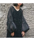 【スマイルオーキッド/SMILE ORCHID】のフラワーモチーフバルーン袖ワンピース 人気、トレンドファッション・服の通販 founy(ファニー) ファッション Fashion レディースファッション WOMEN ワンピース Dress アクセサリー Accessories スリーブ Sleeve バルーン Balloon フラワー Flower モチーフ Motif エレガント 上品 Elegant 無地 Plain Color 結婚式 Wedding Ceremony thumbnail ブラック|ID: prp329100004161623 ipo3291000000028732916