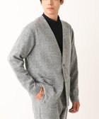 【アー ヴェー ヴェー/a.v.v HOMME / MEN】の【洗濯機で洗える】ツイードストレッチノーカラージャケット 人気、トレンドファッション・服の通販 founy(ファニー) ファッション Fashion メンズファッション MEN 洗える Washable カーディガン Cardigan ジャケット Jacket ストレッチ Stretch スラックス Slacks スーツ Suit セットアップ Set Up ツイード Tweed トレンド Trend バランス Balance パッチ Patch ボトム Bottom ボーダー Border ポケット Pocket 無地 Plain Color リラックス Relax thumbnail グレー|ID: prp329100004161634 ipo3291000000028734149