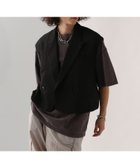 【ハレ/HARE / MEN】のキリカエショートベスト 人気、トレンドファッション・服の通販 founy(ファニー) ファッション Fashion メンズファッション MEN コンパクト Compact サテン Satin ショート Short セットアップ Set Up トレンド Trend ベスト Vest エレガント 上品 Elegant thumbnail ブラック09|ID: prp329100004161723 ipo3291000000028735167