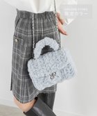 【ランダ/RANDA】の【一部WEB限定カラー】2WAY モノグラムパーツファーバッグ 人気、トレンドファッション・服の通販 founy(ファニー) ファッション Fashion レディースファッション WOMEN バッグ Bag A/W・秋冬 Aw・Autumn/Winter・Fw・Fall-Winter コンパクト Compact ショルダー Shoulder チェーン Chain テクスチャー Texture ハンカチ Handkerchief フェミニン Feminine フラップ Flap ポケット Pocket リップ Lip エレガント 上品 Elegant 財布 Wallet thumbnail BLUE|ID: prp329100004161753 ipo3291000000029618412