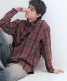 【センスオブプレイス/SENSE OF PLACE by URBAN RESEARCH / MEN】の『ユニセックス』カラールーズシャツ 人気、トレンドファッション・服の通販 founy(ファニー) ファッション Fashion メンズファッション MEN 2024年 2024 2024-2025秋冬・A/W Aw/Autumn/Winter/Fw/Fall/2024-2025 A/W・秋冬 Aw・Autumn/Winter・Fw・Fall-Winter 冬 Winter スラックス Slacks チェック Check デニム Denim ドレープ Drape ベーシック Basic 定番 Standard thumbnail BRN CHECK|ID: prp329100004161777 ipo3291000000028735511