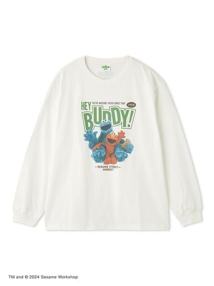 【その他のブランド/Other】の【UNISEX】フォトプリントロングTシャツ_BUDDY インテリア・キッズ・メンズ・レディースファッション・服の通販 founy(ファニー) https://founy.com/ ファッション Fashion レディースファッション WOMEN トップス・カットソー Tops/Tshirt シャツ/ブラウス Shirts/Blouses ロング / Tシャツ T-Shirts ユニセックス Unisex おすすめ Recommend キャラクター Character スリーブ Sleeve ロング Long |ID: prp329100004161822 ipo3291000000028735852