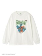 【その他のブランド/Other】の【UNISEX】フォトプリントロングTシャツ_BUDDY 人気、トレンドファッション・服の通販 founy(ファニー) ファッション Fashion レディースファッション WOMEN トップス・カットソー Tops/Tshirt シャツ/ブラウス Shirts/Blouses ロング / Tシャツ T-Shirts ユニセックス Unisex おすすめ Recommend キャラクター Character スリーブ Sleeve ロング Long thumbnail WHT[001]|ID: prp329100004161822 ipo3291000000028735853