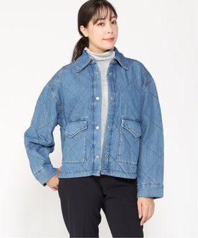 【ギャップ/GAP】のDENIM QUILTED SHACKET MED WARREN 人気、トレンドファッション・服の通販 founy(ファニー) ファッション Fashion レディースファッション WOMEN おすすめ Recommend キルト Quilt ダウン Down パッチ Patch フィット Fit ポケット Pocket 長袖 Long Sleeve |ID:prp329100004161886