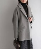 【ラ トータリテ/La TOTALITE】の【TICCA/ティッカ】ジャケコート 人気、トレンドファッション・服の通販 founy(ファニー) ファッション Fashion レディースファッション WOMEN アウター Coat Outerwear コート Coats thumbnail グレーB|ID: prp329100004161897 ipo3291000000028736388