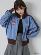 【エヘカソポ/ehka sopo】の【Disney】ミッキー フレンズ/トラックジャケット 人気、トレンドファッション・服の通販 founy(ファニー) ファッション Fashion レディースファッション WOMEN アウター Coat Outerwear ジャケット Jackets ガーリー Girly ジャケット Jacket トレンド Trend フロント Front 定番 Standard thumbnail サックスブルー|ID: prp329100004161934 ipo3291000000028736672