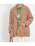 【サマンサモスモス/Samansa Mos2】の麻混テーラードジャケット 人気、トレンドファッション・服の通販 founy(ファニー) ファッション Fashion レディースファッション WOMEN アウター Coat Outerwear ジャケット Jackets テーラードジャケット Tailored Jackets thumbnail ベージュ|ID: prp329100004161959 ipo3291000000028736986