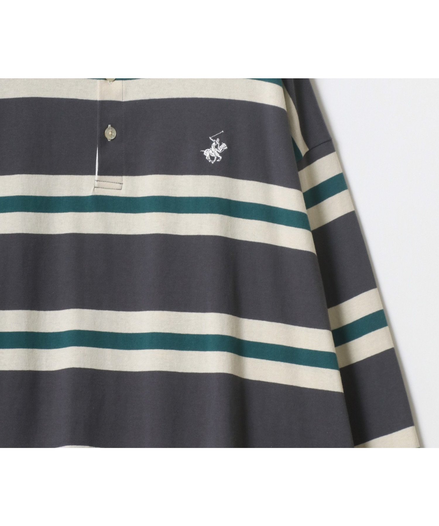 【ラザル/LAZAR / MEN】のBEVERLY HILLS POLO CLUB/ラガーシャツ インテリア・キッズ・メンズ・レディースファッション・服の通販 founy(ファニー) 　ファッション　Fashion　メンズファッション　MEN　キャップ　Cap　グラフィック　Graphic　スタンダード　Standard　スニーカー　Sneakers　スポーツ　Sports　ダウン　Down　デニム　Denim　トレンド　Trend　定番　Standard　人気　Popularity　パーカー　Hoodie　ビッグ　Big　ベスト　Vest　ベーシック　Basic　ボーダー　Border　ルーズ　Loose　ロング　Long　ワイド　Wide　ワンポイント　One Point　再入荷　Restock/Back In Stock/Re Arrival　プチプライス・低価格　Affordable　おすすめ　Recommend　ギフト プレゼント　Gift Present　チャコールグレー|ID: prp329100004161965 ipo3291000000028737025