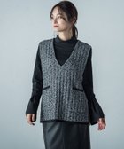 【ロートレ アモン/LAUTRE AMONT】のネップツィードベスト≪手洗い可能≫ 人気、トレンドファッション・服の通販 founy(ファニー) ファッション Fashion レディースファッション WOMEN アウター Coat Outerwear トップス・カットソー Tops/Tshirt ベスト/ジレ Gilets/Vests カットソー Cut And Sew ネップ Nep Yarn ノースリーブ No Sleeve ミックス Mix thumbnail ブラック系その他|ID: prp329100004161969 ipo3291000000028737111