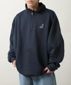 【ジップファイブ/ZIP FIVE】のZIPFIVE*KANGOL 裏起毛ハーフジップスウェット 人気、トレンドファッション・服の通販 founy(ファニー) ファッション Fashion レディースファッション WOMEN トップス・カットソー Tops/Tshirt パーカ Sweats スウェット Sweat ベーシック Basic 別注 Special Order thumbnail A-NAVY|ID: prp329100004162001 ipo3291000000028737351