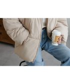 【ディスコート/Discoat】の【WEB限定】スタンドカラーダウンコート 人気、トレンドファッション・服の通販 founy(ファニー) ファッション Fashion レディースファッション WOMEN アウター Coat Outerwear コート Coats ダウン Down Coats And Jackets thumbnail ベージュ|ID: prp329100004162002 ipo3291000000028737368