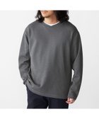 【シップス/SHIPS / MEN】の【WEB限定】SHIPS ワンポイントロゴ ミラノリブ フェイクレイヤード ロングスリーブTシャツ 24AW 人気、トレンドファッション・服の通販 founy(ファニー) ファッション Fashion メンズファッション MEN インナー Inner スリーブ Sleeve ミラノリブ Milan Ribs リラックス Relax ロング Long ワンポイント One Point 2024年 2024 2024-2025秋冬・A/W Aw/Autumn/Winter/Fw/Fall/2024-2025 thumbnail グレー|ID: prp329100004162012 ipo3291000000028737462