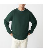 【シップス/SHIPS / MEN】の【WEB限定】SHIPS ワンポイントロゴ ミラノリブ フェイクレイヤード ロングスリーブTシャツ 24AW 人気、トレンドファッション・服の通販 founy(ファニー) ファッション Fashion メンズファッション MEN インナー Inner スリーブ Sleeve ミラノリブ Milan Ribs リラックス Relax ロング Long ワンポイント One Point 2024年 2024 2024-2025秋冬・A/W Aw/Autumn/Winter/Fw/Fall/2024-2025 thumbnail グリーン|ID: prp329100004162012 ipo3291000000028737470