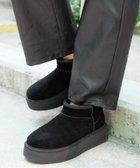 【エーピーストゥディオ/AP STUDIO】の【Colors Of California】sneaker sole boots 人気、トレンドファッション・服の通販 founy(ファニー) ファッション Fashion レディースファッション WOMEN イタリア Italy カリフォルニア California シューズ Shoes バランス Balance フェイクムートン Fake Shearling フォルム Form マキシ Maxi レギンス Leggings thumbnail ブラック|ID: prp329100004162015 ipo3291000000028737493