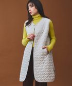 【ビショップ/Bshop】のキルティング ロングベスト WOMEN 人気、トレンドファッション・服の通販 founy(ファニー) ファッション Fashion レディースファッション WOMEN アウター Coat Outerwear トップス・カットソー Tops/Tshirt ベスト/ジレ Gilets/Vests キルティング Quilting キルト Quilt スリット Slit フロント Front ベスト Vest ポケット Pocket ロング Long thumbnail OFFWHITE|ID: prp329100004162025 ipo3291000000028737549