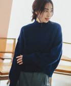 【ビーミングライフストアバイビームス/B:MING LIFE STORE by BEAMS】のバックスリット ハイネック ニット 24AW 人気、トレンドファッション・服の通販 founy(ファニー) ファッション Fashion レディースファッション WOMEN トップス・カットソー Tops/Tshirt ニット Knit Tops 2024年 2024 2024-2025秋冬・A/W Aw/Autumn/Winter/Fw/Fall/2024-2025 おすすめ Recommend スリット Slit タートルネック Turtleneck デニム Denim ハイネック High Neck バランス Balance フェミニン Feminine thumbnail NAVY|ID: prp329100004162217 ipo3291000000028739499