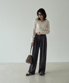 【スタイルデリ/STYLE DELI】のシャーリング加工前後Vネックトップス 人気、トレンドファッション・服の通販 founy(ファニー) ファッション Fashion レディースファッション WOMEN トップス・カットソー Tops/Tshirt Vネック V-Neck インナー Inner カットソー Cut And Sew シャーリング Shirring ジャケット Jacket thumbnail クリーム|ID: prp329100004162307 ipo3291000000028741102