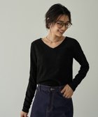 【スタイルデリ/STYLE DELI】のシャーリング加工Vネックトップス 人気、トレンドファッション・服の通販 founy(ファニー) ファッション Fashion レディースファッション WOMEN トップス・カットソー Tops/Tshirt Vネック V-Neck インナー Inner カットソー Cut And Sew シャーリング Shirring ジャケット Jacket thumbnail ブラック|ID: prp329100004162308 ipo3291000000028741105