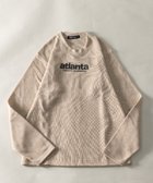 【ナイラス/Nylaus】のニットフリース ロゴプリント 裏起毛 長袖Tシャツ 人気、トレンドファッション・服の通販 founy(ファニー) ファッション Fashion レディースファッション WOMEN トップス・カットソー Tops/Tshirt ニット Knit Tops シャツ/ブラウス Shirts/Blouses ロング / Tシャツ T-Shirts シンプル Simple スリム Slim パジャマ Pajamas フロント Front プリント Print ロング Long 長袖 Long Sleeve thumbnail C-MIX-BEIGE|ID: prp329100004162311 ipo3291000000028741129