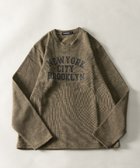 【ナイラス/Nylaus】のニットフリース ロゴプリント 裏起毛 長袖Tシャツ 人気、トレンドファッション・服の通販 founy(ファニー) ファッション Fashion レディースファッション WOMEN トップス・カットソー Tops/Tshirt ニット Knit Tops シャツ/ブラウス Shirts/Blouses ロング / Tシャツ T-Shirts シンプル Simple スリム Slim パジャマ Pajamas フロント Front プリント Print ロング Long 長袖 Long Sleeve thumbnail B-MIX-KHAKI|ID: prp329100004162311 ipo3291000000028741133