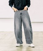 【グローバルワーク/GLOBAL WORK】のGOODデニムカーブパンツ/143956 人気、トレンドファッション・服の通販 founy(ファニー) ファッション Fashion レディースファッション WOMEN パンツ Pants クロップド Cropped デニム Denim ワイド Wide thumbnail グレー18|ID: prp329100004162472 ipo3291000000028742799