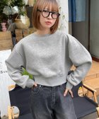 【チルファー/Chillfar】のカラークロップドスウェット 人気、トレンドファッション・服の通販 founy(ファニー) ファッション Fashion レディースファッション WOMEN トップス・カットソー Tops/Tshirt パーカ Sweats スウェット Sweat ショート Short シンプル Simple トレンド Trend トレーナー Trainer ベーシック Basic 切替 Switching 秋 Autumn/Fall thumbnail 杢GRAY|ID: prp329100004162479 ipo3291000000028742836