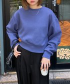 【チルファー/Chillfar】のカラークロップドスウェット 人気、トレンドファッション・服の通販 founy(ファニー) ファッション Fashion レディースファッション WOMEN トップス・カットソー Tops/Tshirt パーカ Sweats スウェット Sweat ショート Short シンプル Simple トレンド Trend トレーナー Trainer ベーシック Basic 切替 Switching 秋 Autumn/Fall thumbnail BLUE|ID: prp329100004162479 ipo3291000000028742839