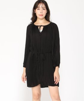 【バナナリパブリック ファクトリーストア/BANANA REPUBLIC FACTORY STORE】のBANANA REPUBLIC FACTORY STORE LS CHIFFON BELTED PLEATED SHIFT MINI DRESS 人気、トレンドファッション・服の通販 founy(ファニー) ファッション Fashion レディースファッション WOMEN ワンピース Dress ドレス Party Dresses インナー Inner シフォン Chiffon フィット Fit プリーツ Pleats |ID:prp329100004162541