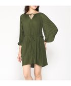 【バナナリパブリック ファクトリーストア/BANANA REPUBLIC FACTORY STORE】のBANANA REPUBLIC FACTORY STORE LS CHIFFON BELTED PLEATED SHIFT MINI DRESS BRIGHT_MOSS|ID: prp329100004162541 ipo3291000000028743383