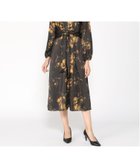 【バナナリパブリック ファクトリーストア/BANANA REPUBLIC FACTORY STORE】のBANANA REPUBLIC FACTORY STORE LS SATIN KNOTTED FNF MIDI DRESS YELLOW_FLORAL|ID: prp329100004162551 ipo3291000000028743414