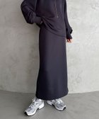 【ドゥ アルシーヴ/Doux archives】のボンディングタイトスカート 人気、トレンドファッション・服の通販 founy(ファニー) ファッション Fashion レディースファッション WOMEN スカート Skirt おすすめ Recommend カットソー Cut And Sew スニーカー Sneakers スリット Slit ボンディング Bonding エレガント 上品 Elegant thumbnail CHARCOAL GRAY|ID: prp329100004162795 ipo3291000000028745152