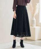 【ケティ/Ketty】の起毛カットレースフレアスカート≪手洗い可能≫ 人気、トレンドファッション・服の通販 founy(ファニー) ファッション Fashion レディースファッション WOMEN スカート Skirt Aライン/フレアスカート Flared A-Line Skirts A/W・秋冬 Aw・Autumn/Winter・Fw・Fall-Winter エレガント 上品 Elegant フレア Flare レース Race thumbnail ブラック|ID: prp329100004162862 ipo3291000000028753399