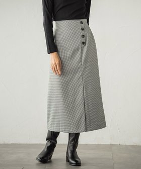 【ケティ/Ketty】のボタンアクセントナロースカート≪手洗い可能≫ 人気、トレンドファッション・服の通販 founy(ファニー) ファッション Fashion レディースファッション WOMEN スカート Skirt スリット Slit |ID:prp329100004162865