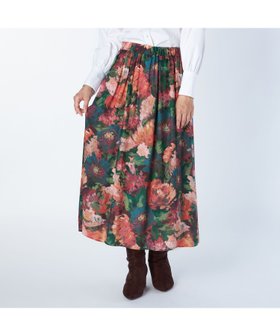 【キース/KEITH】の【Lサイズ】LIBERTY ARTIST S BOUQUETスカート 人気、トレンドファッション・服の通販 founy(ファニー) ファッション Fashion レディースファッション WOMEN スカート Skirt A/W・秋冬 Aw・Autumn/Winter・Fw・Fall-Winter くるぶし Ankle プリント Print ロング Long |ID:prp329100004162891