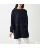 【レリアンプラスハウス/Leilian PLUS HOUSE】のカットソー 人気、トレンドファッション・服の通販 founy(ファニー) ファッション Fashion レディースファッション WOMEN トップス・カットソー Tops/Tshirt カットソー Cut and Sewn ウォッシャブル Washable カットソー Cut And Sew シンプル Simple ビジュー Bijou フィット Fit フェミニン Feminine フロント Front ロング Long 秋 Autumn/Fall thumbnail ネイビー|ID: prp329100004162999 ipo3291000000029233838