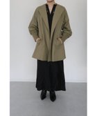 【アクータ/Acuta】のACUTA 袖リブバックベルトショートコート KHAKI|ID: prp329100004163016 ipo3291000000028754334