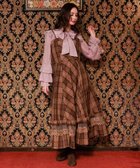 【アクシーズファム/axes femme】のタータンチェックジャンスカ 人気、トレンドファッション・服の通販 founy(ファニー) ファッション Fashion レディースファッション WOMEN インナー Inner クラシカル Classical スタッズ Studs フロント Front ロング Long thumbnail 茶|ID: prp329100004163020 ipo3291000000028949376