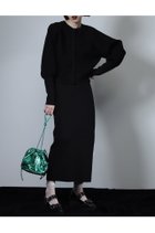 【ローズバッド/ROSE BUD】のスウェットライクニットセットアップ 人気、トレンドファッション・服の通販 founy(ファニー) ファッション Fashion レディースファッション WOMEN トップス・カットソー Tops/Tshirt ニット Knit Tops パーカ Sweats スウェット Sweat オレンジ Orange スウェット Sweat セットアップ Set Up 再入荷 Restock/Back In Stock/Re Arrival thumbnail ブラック|ID: prp329100004163026 ipo3291000000028754395