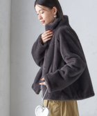 【シップス フォー ウィメン/SHIPS】のフェイク ファー スタンドカラー ブルゾン 人気、トレンドファッション・服の通販 founy(ファニー) ファッション Fashion レディースファッション WOMEN アウター Coat Outerwear ブルゾン Blouson/Jackets 軽量 Lightweight シンプル Simple スタンド Stand ストレッチ Stretch スピンドル Spindle スリーブ Sleeve フェイク Fake フェイクファー Faux Fur フレア Flare フロント Front ブルゾン Blouson thumbnail ブラック|ID: prp329100004163032 ipo3291000000028754437