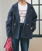 【アンディコール/un dix cors】の《サイズ展開あり!MIKI s企画》襟付きミドルコート 人気、トレンドファッション・服の通販 founy(ファニー) ファッション Fashion レディースファッション WOMEN アウター Coat Outerwear コート Coats ウェーブ Wave クラシック Classic サテン Satin シンプル Simple ストレート Straight ボックス Box ポケット Pocket ミドル Middle ワイド Wide おすすめ Recommend thumbnail ネイビー|ID: prp329100004163055 ipo3291000000028754666