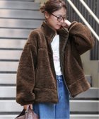 【ジャーナルスタンダード レリューム/JOURNAL STANDARD relume】のスタンドボアブルゾン 人気、トレンドファッション・服の通販 founy(ファニー) ファッション Fashion レディースファッション WOMEN アウター Coat Outerwear ブルゾン Blouson/Jackets 2024年 2024 2024-2025秋冬・A/W Aw/Autumn/Winter/Fw/Fall/2024-2025 シンプル Simple ジャケット Jacket パイピング Piping フェミニン Feminine ブルゾン Blouson 冬 Winter thumbnail ブラウン|ID: prp329100004163074 ipo3291000000028754837