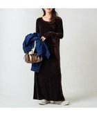 【フリークスストア/FREAK'S STORE】のベロア バレエネック ロングワンピース【限定展開】 人気、トレンドファッション・服の通販 founy(ファニー) ファッション Fashion レディースファッション WOMEN ワンピース Dress A/W・秋冬 Aw・Autumn/Winter・Fw・Fall-Winter 冬 Winter スリット Slit デコルテ Decolletage バレエ Ballet フィット Fit ベロア Velor ロング Long エレガント 上品 Elegant thumbnail ブラウン|ID: prp329100004163093 ipo3291000000028864765