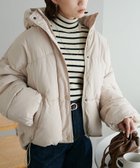 【ディスコート/Discoat】の【WEB限定】エコダウンフードブルゾン 人気、トレンドファッション・服の通販 founy(ファニー) ファッション Fashion レディースファッション WOMEN アウター Coat Outerwear ブルゾン Blouson/Jackets thumbnail ベージュ|ID: prp329100004163107 ipo3291000000028755032