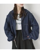 【エヘカソポ/ehka sopo】の袖取り外しデニムブルゾン 人気、トレンドファッション・服の通販 founy(ファニー) ファッション Fashion レディースファッション WOMEN アウター Coat Outerwear ブルゾン Blouson/Jackets デニム Denim フロント Front ブルゾン Blouson ヴィンテージ Vintage thumbnail ネイビー|ID: prp329100004163110 ipo3291000000028755049