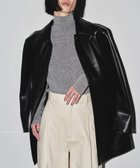 【キャナルジーン/CANAL JEAN】のTODAYFUL エコレザーステンカラージャケット/12420105 人気、トレンドファッション・服の通販 founy(ファニー) ファッション Fashion レディースファッション WOMEN アウター Coat Outerwear ジャケット Jackets ジャケット Jacket フロント Front マニッシュ Mannish ミックス Mix thumbnail ブラック|ID: prp329100004163126 ipo3291000000028755122